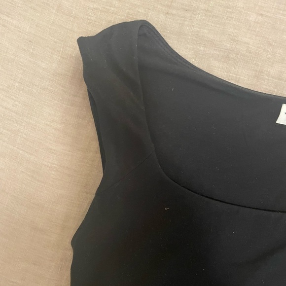 Aritzia Wilfred label black tank top bodysuit - Picture 2 of 3